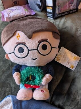 Harry Potter Plush Doll with Festive Wreath
